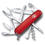 Victorinox Huntsman zakmes (15 functies, schaar, houtzaag, schroevendraaier), rood