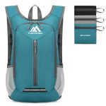 flintronic Opvouwbare rugzak, ultralicht, 16 liter, wandelrugzak, waterdicht, reisrugzak, opvouwbare rugzak voor dagtochten, voor heren en dames, wandelen, reizen, kamperen, fietsen, Groen