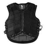 Paardrijden Bodyprotector, Acryl Zwart Beschermend Paardrijtraining Veiligheidsvest, Comfortabel Rijvest Voor Jongens Meisjes Kinderen Kinderen(CL)