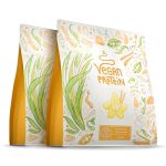 Beste vegan proteine poeder Alpha Foods Vegan Proteine poeder - Eiwitpoeder als maaltijd of ontbijtshake, Plantaardige Proteine Shake, 600 gram voor 20 shakes, met Vanille smaak (nieuw recept)